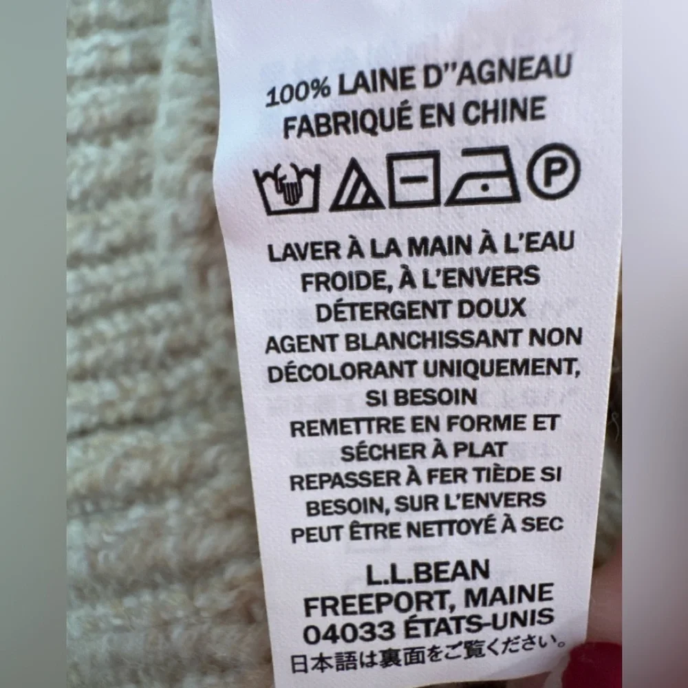 L.L.Bean • 100% Lambswool Fair Isle / Nordic Yoke Sweater